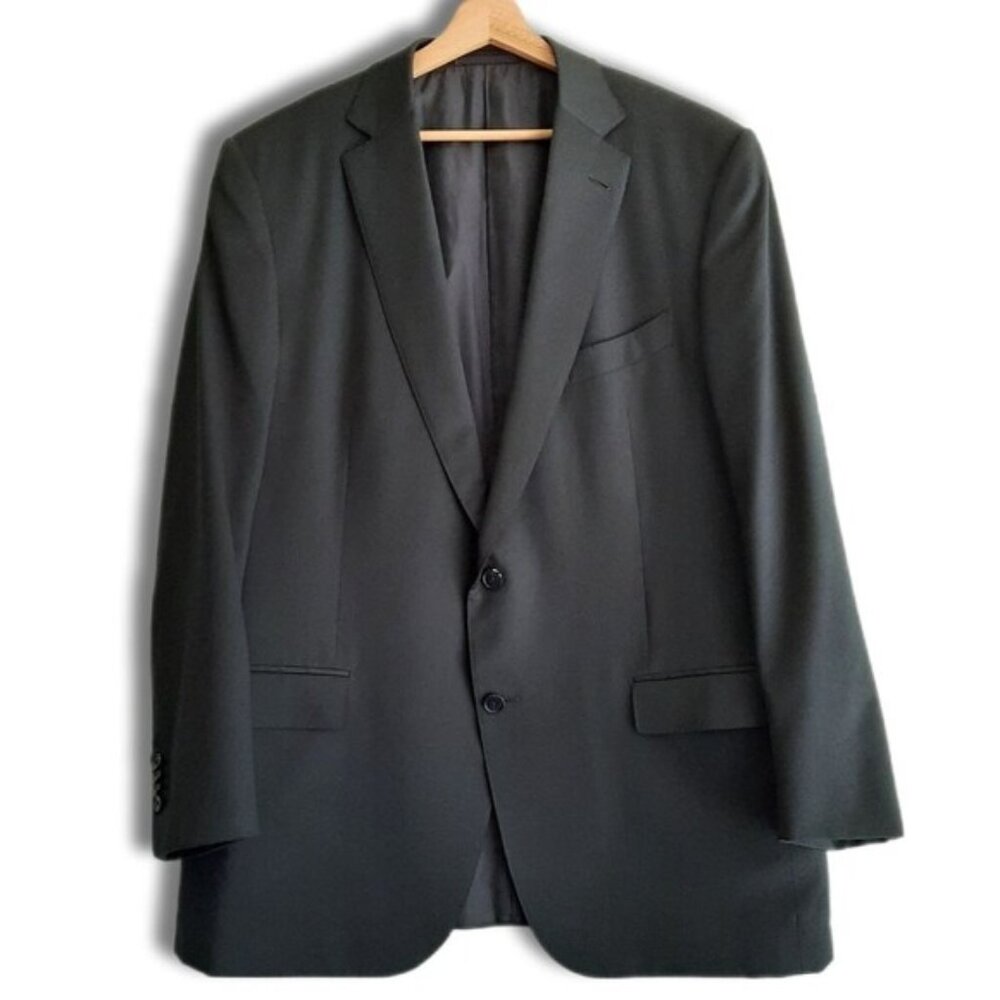 ERMENEGILDO ZEGNA Multiseason Spain 100% Wool  Suit Jacket Men's Sz 44 R Flawed